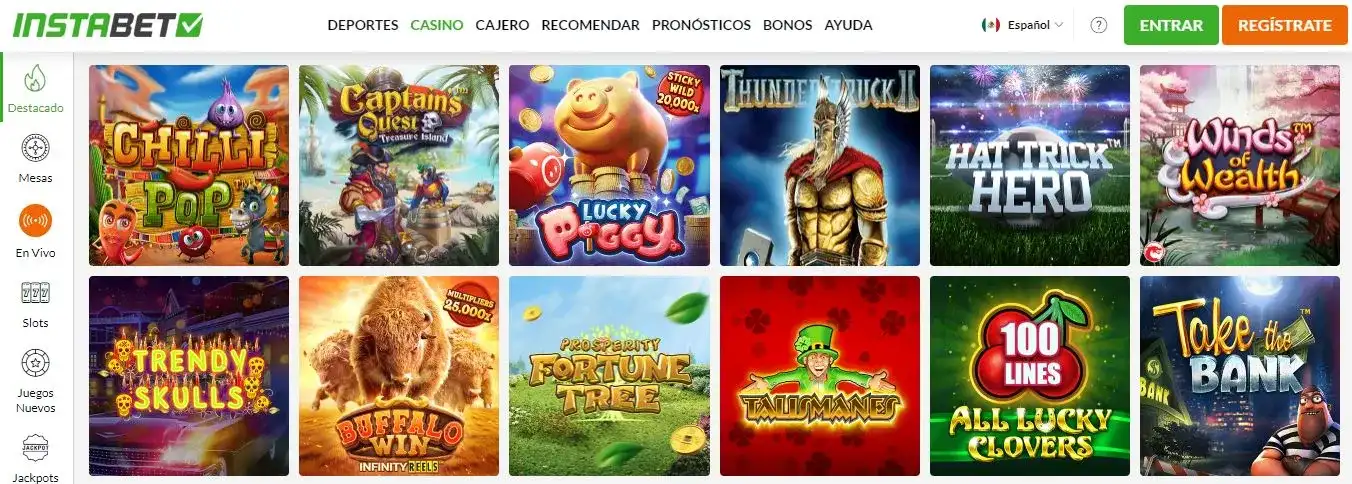 El casino online Instabet México Instabet