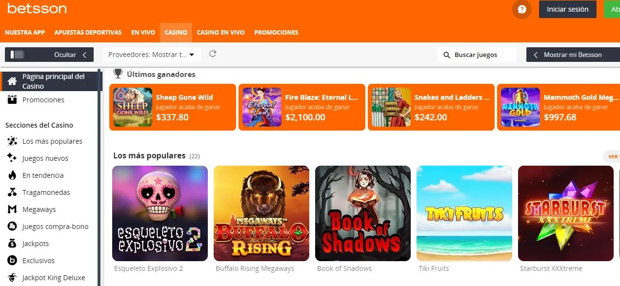 El casino online Betsson en México Betsson