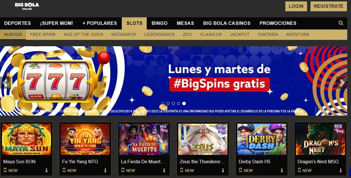 El casino Bog Bola online en México Big Bola