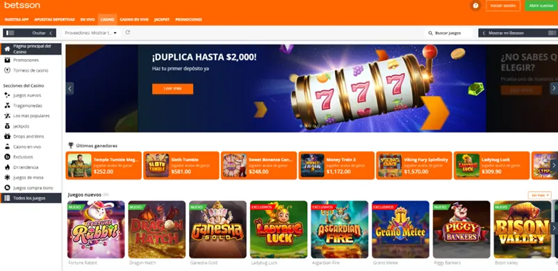 Betsson Casino online que aceptan pesos en México Betsson Casino