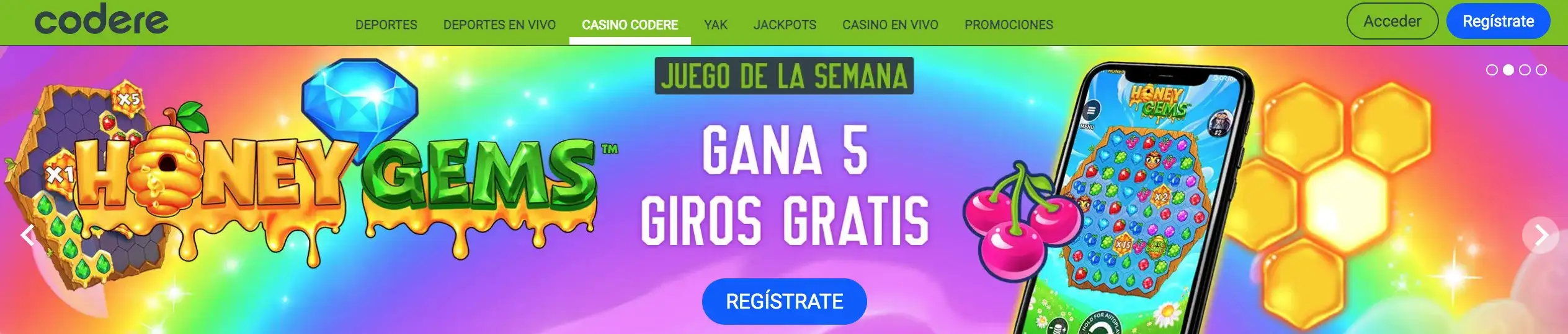 Bono de giros gratis en Codere Bono de giros gratis
