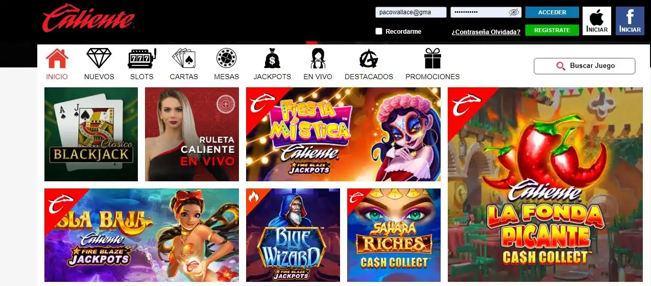 El casino Caliente online en México Caliente