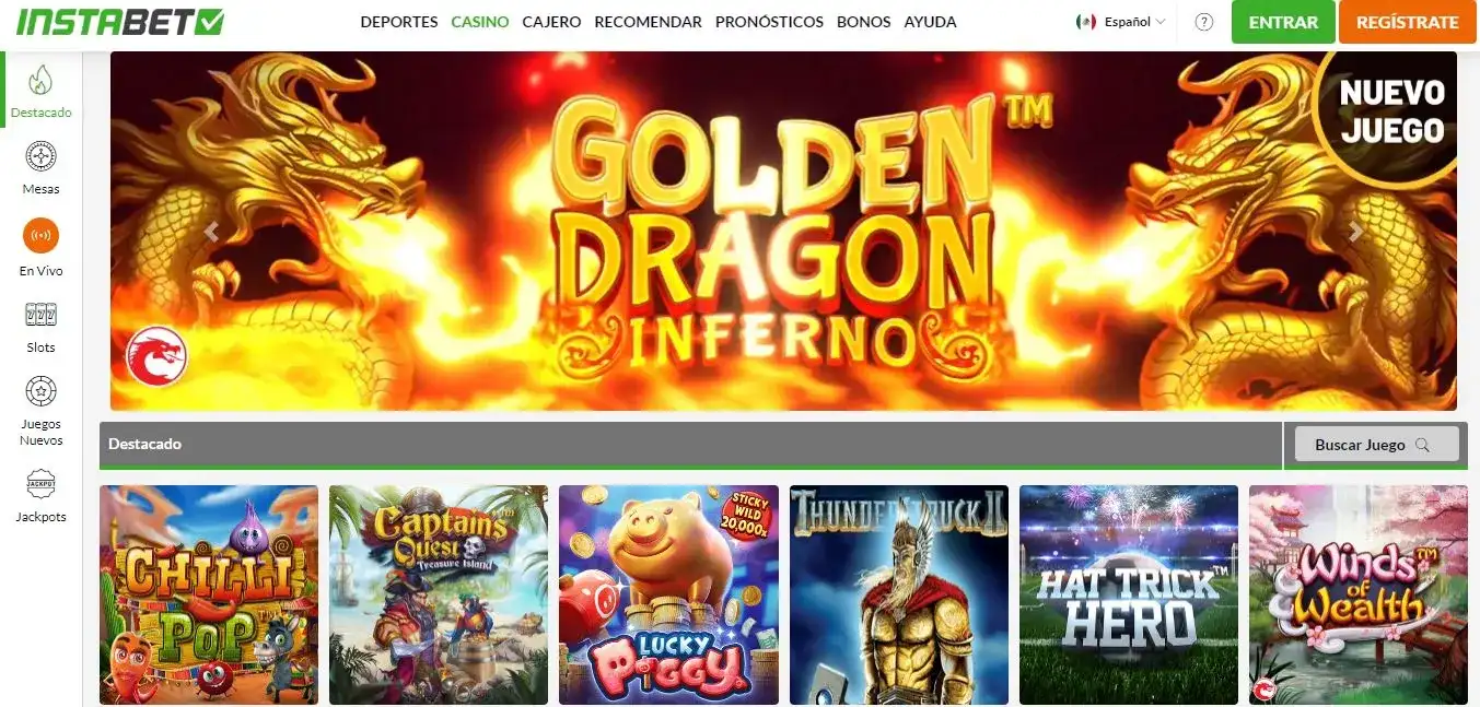 El casino online Instabet en México Instabet
