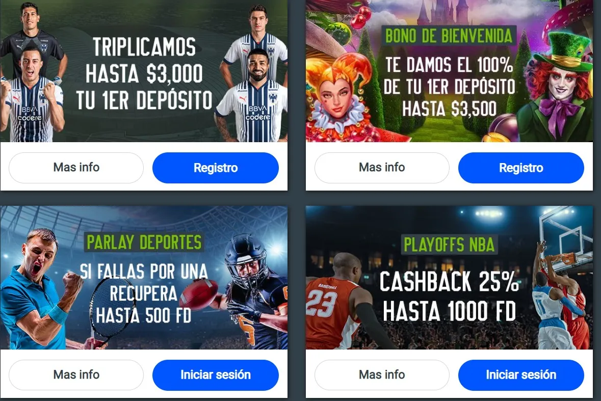 Codere regala bonos de bienvenida casinos online mexico bonos