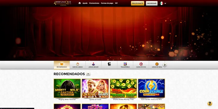 WinUnique Casino online que aceptan Paypal en México WinUnique Casino