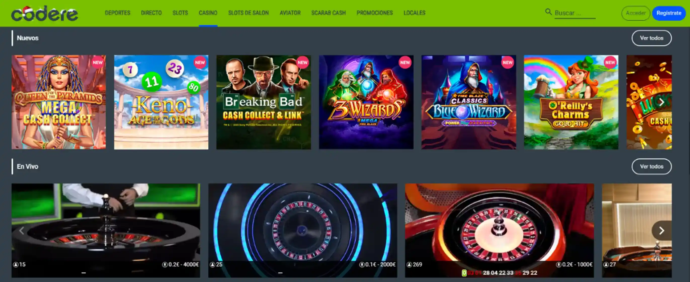 Casinos online en México