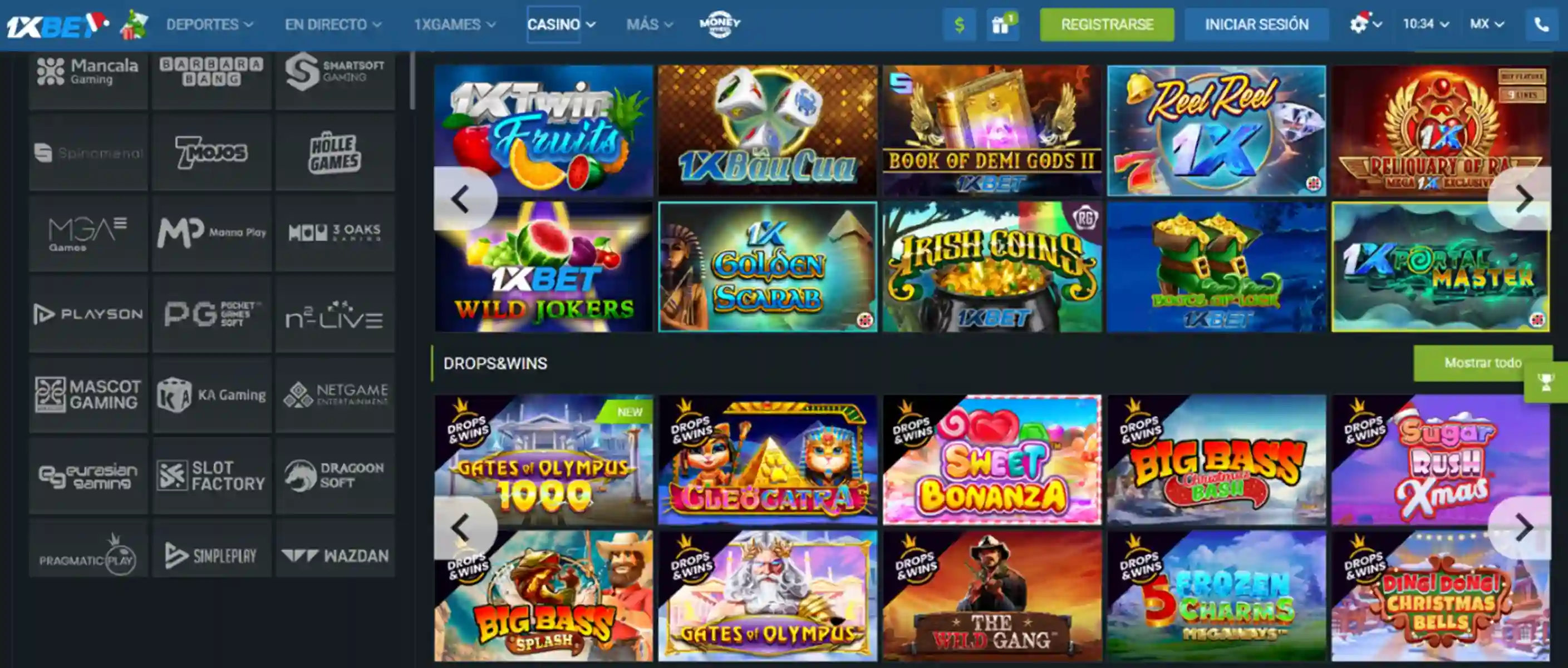 Casinos online en México