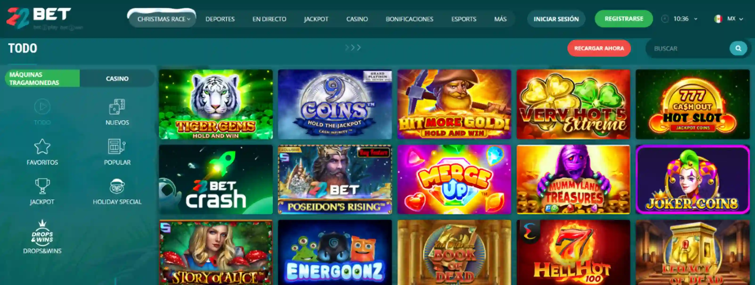 Casinos online en México